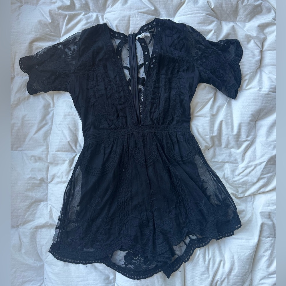 Honey Punch Lace romper